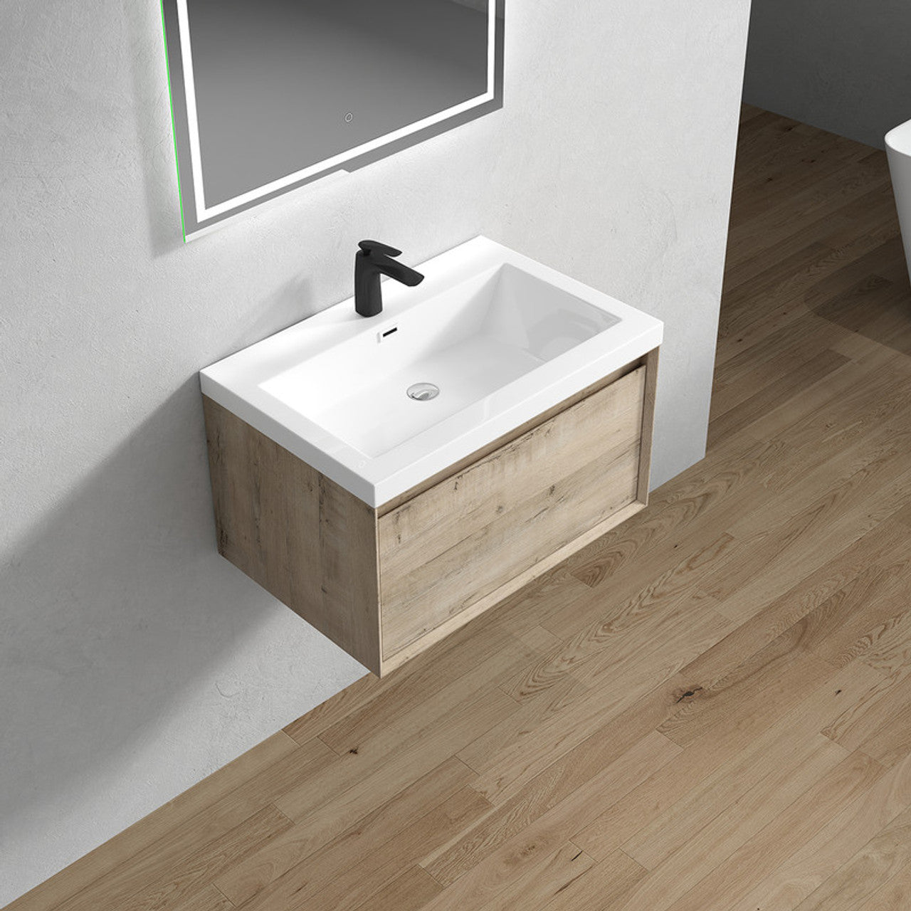 BELLA ''30 inch WALL MOUNTED VANITY WITH ACRYLIC TOP