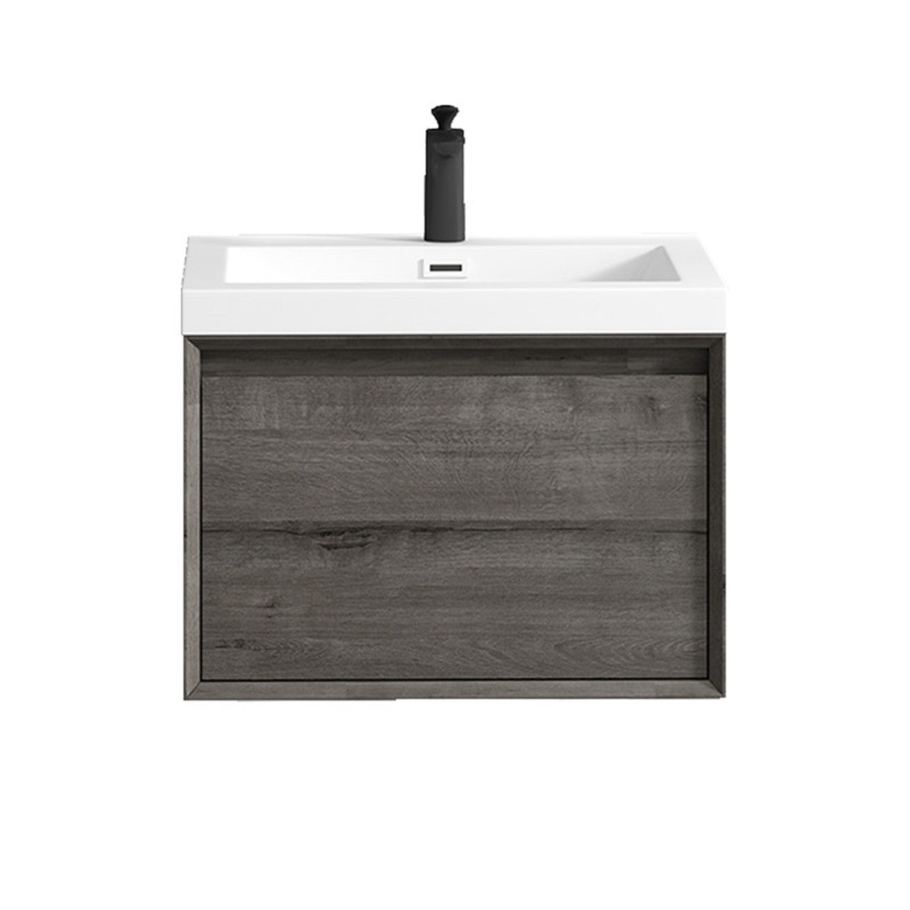 BELLA ''24inch WALL MOUNTED VANITY WITH ACRYLIC TOP