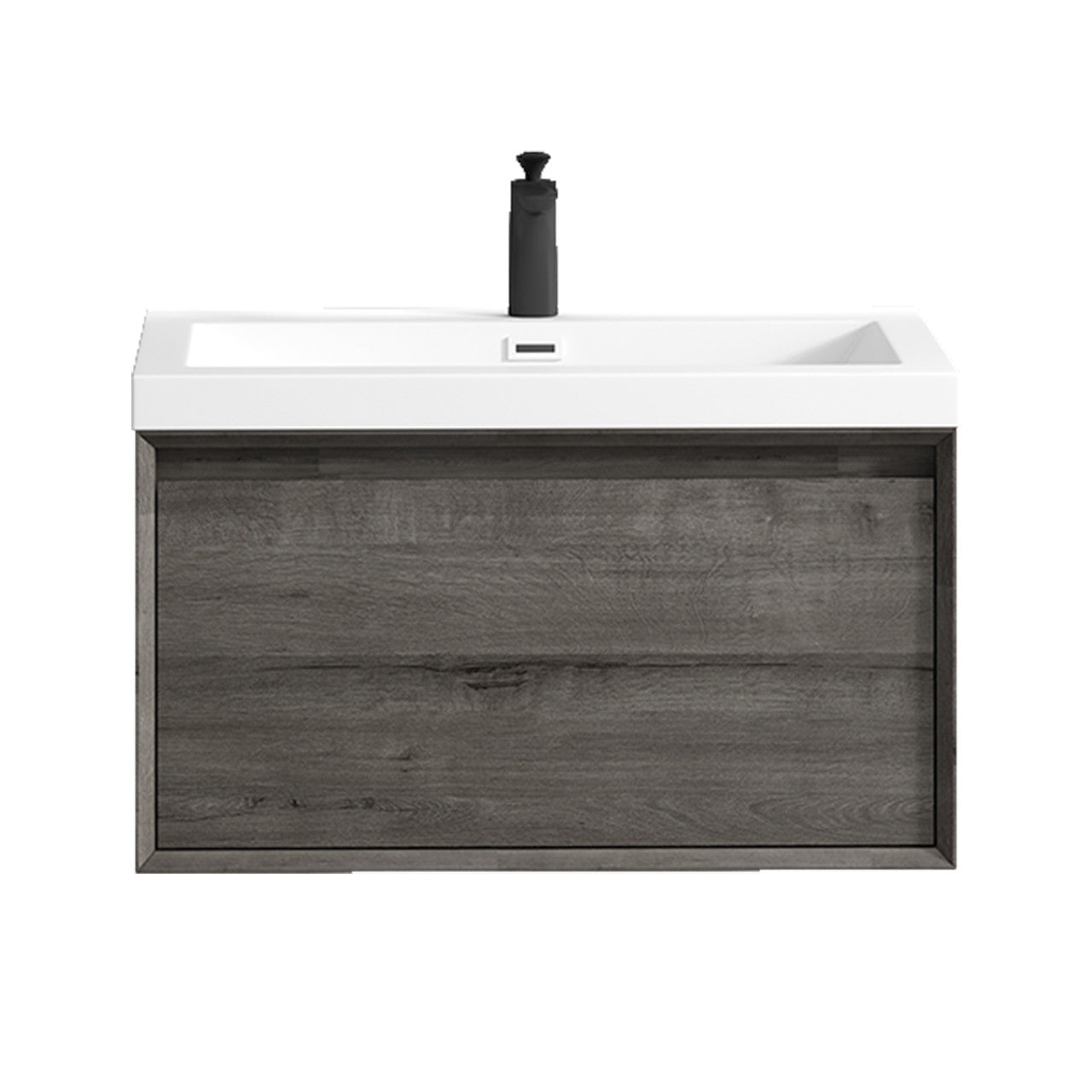 BELLA ''30 inch WALL MOUNTED VANITY WITH ACRYLIC TOP