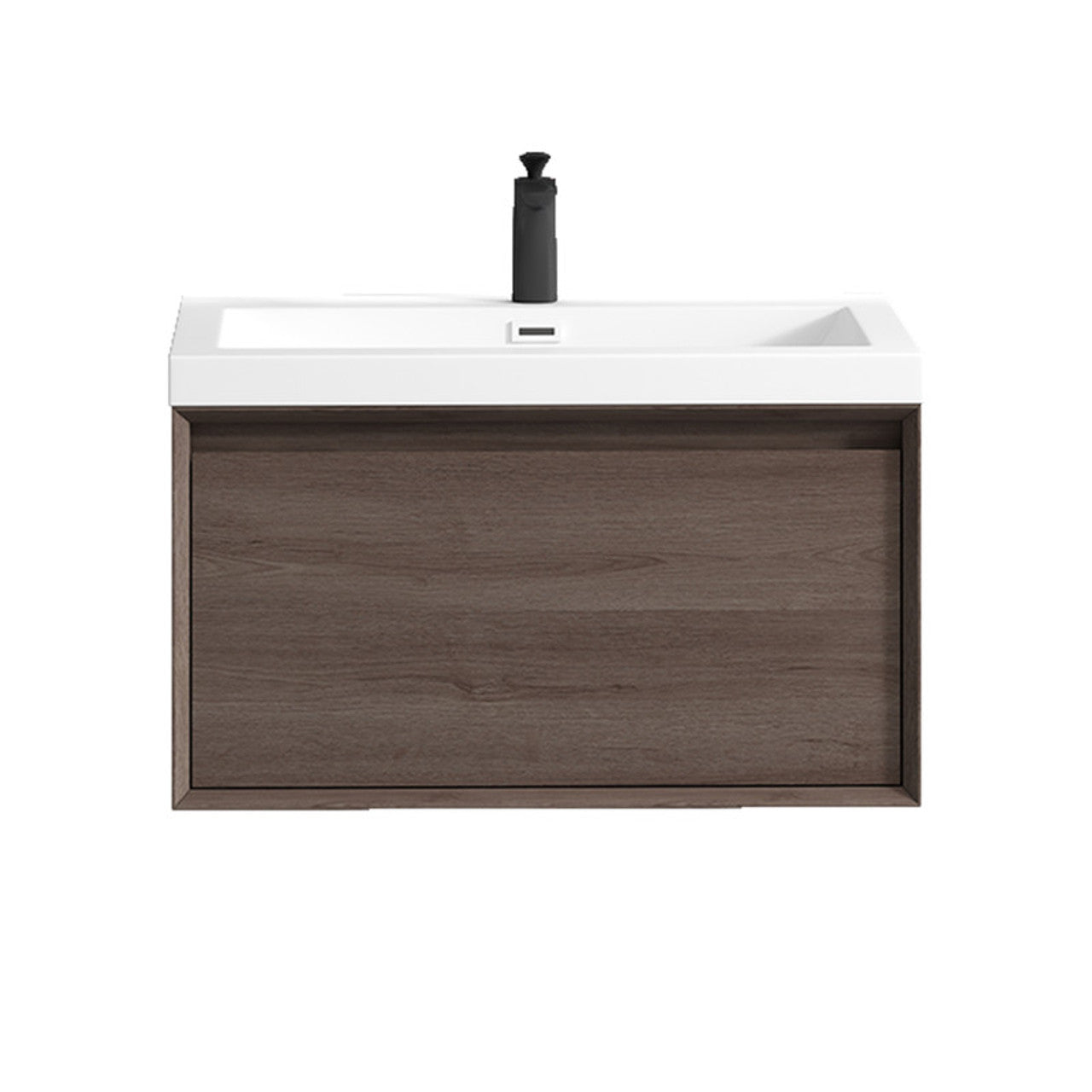 BELLA ''30 inch WALL MOUNTED VANITY WITH ACRYLIC TOP