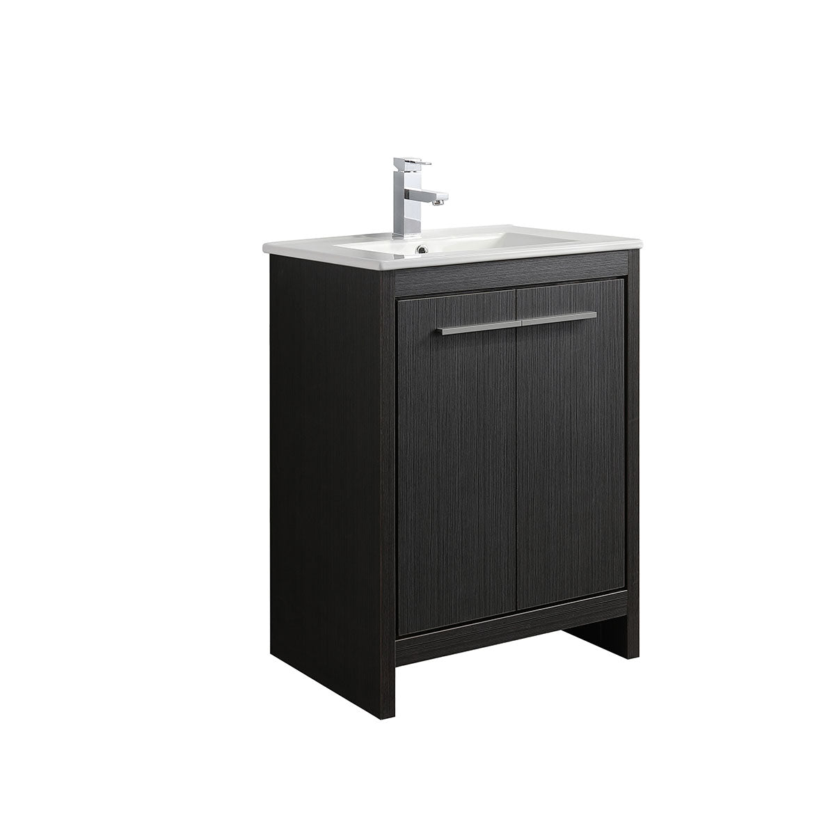 Charcoal Grey 20" 24" or 30" Vanity & ceramic sink